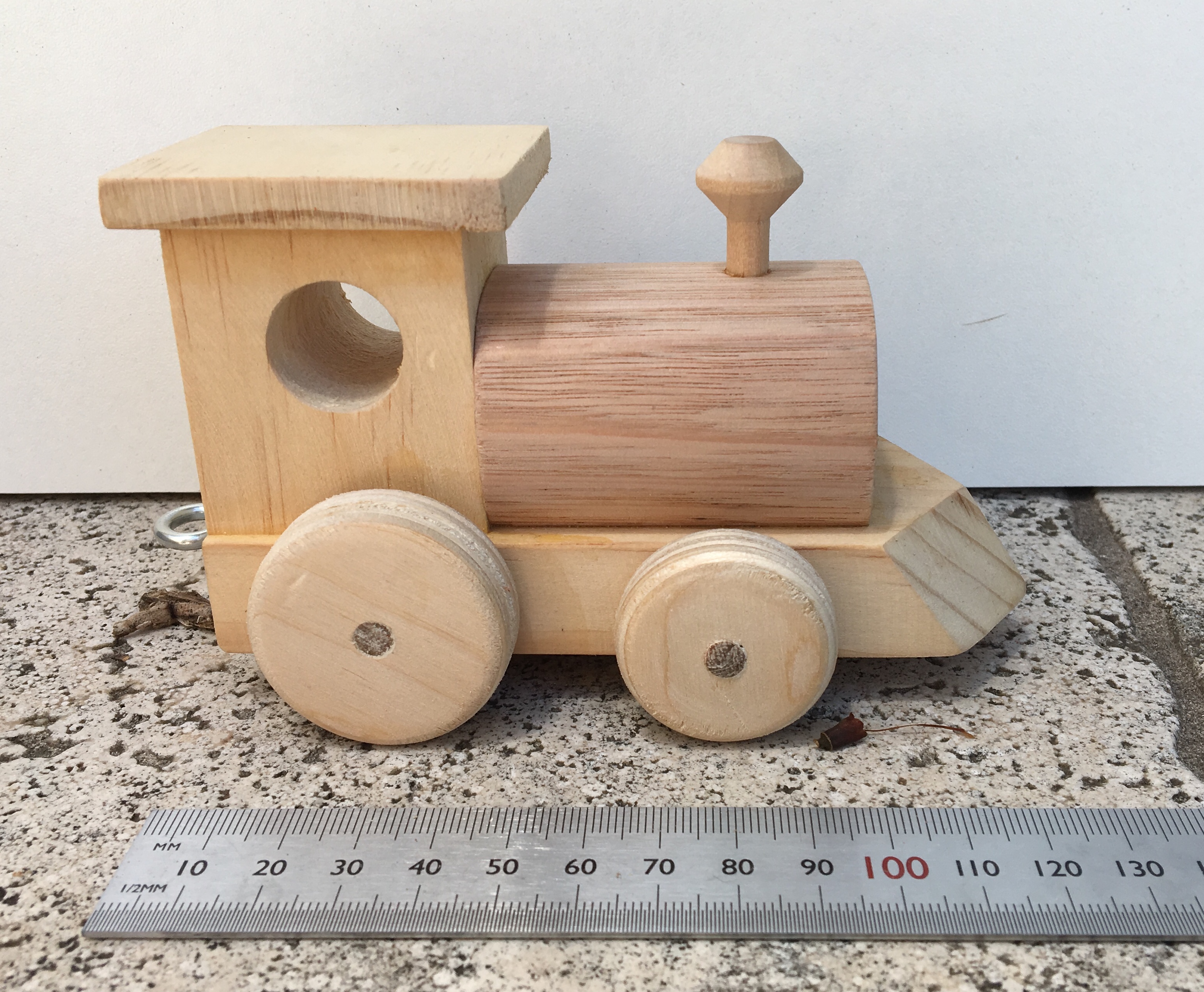 plain wooden train